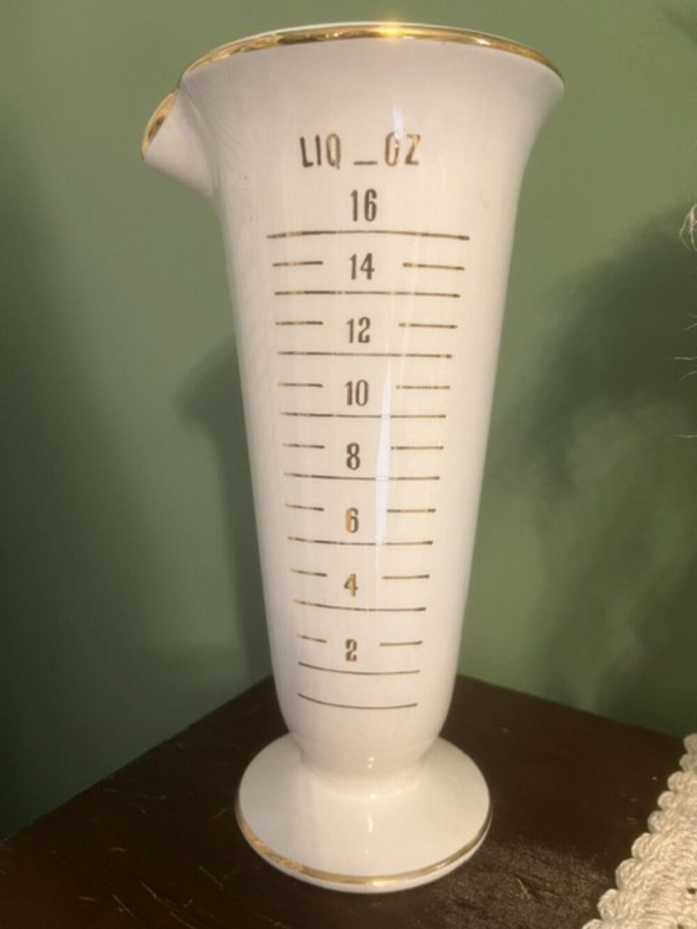 Vintage Owens-Illinois RX Pharmaceutical Graduate/Apothecary Beaker